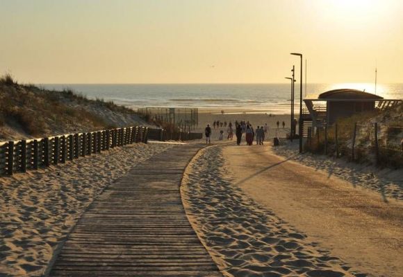 La plage centrale de Moliets